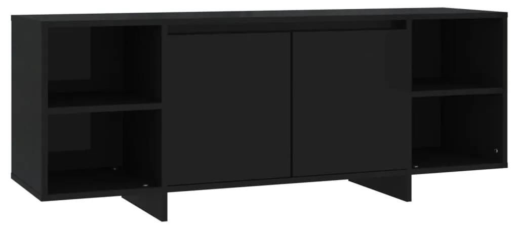 vidaXL Tv-meubel 130x35x50 cm spaanplaat zwart