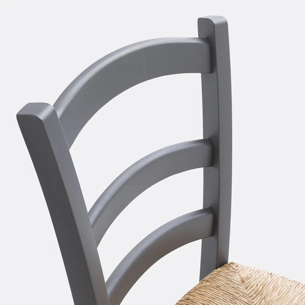 Set van 2 landelijke stoelen, massief beuken, PERRINE