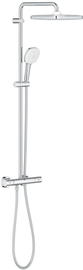 Grohe Tempesta 250 Cube regendoucheset met 3 straalsoorten en thermostaatkraan Ø25cm chroom