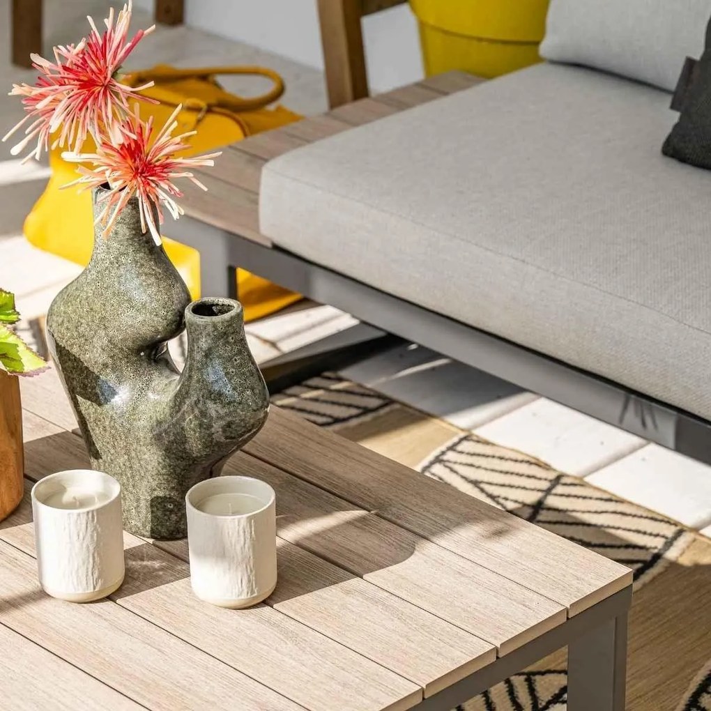 Garden Impressions Diego loungeset 5-delig - donker grijs - valley sand