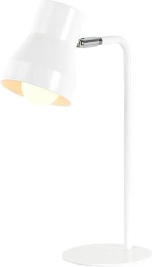 PUNTI Bureaulamp wit H 38 cm; Ø 13 cm