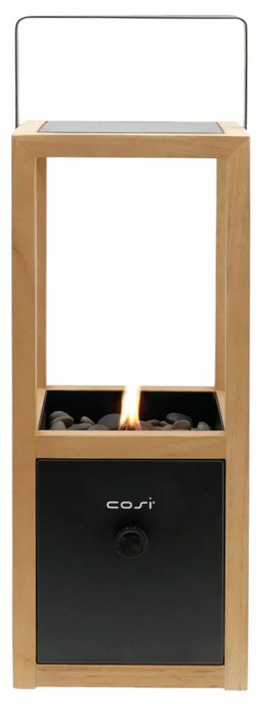 Cosi Fires - Cosiscoop Urban Black - gaslantaarn - 20x20x49,3 cm
