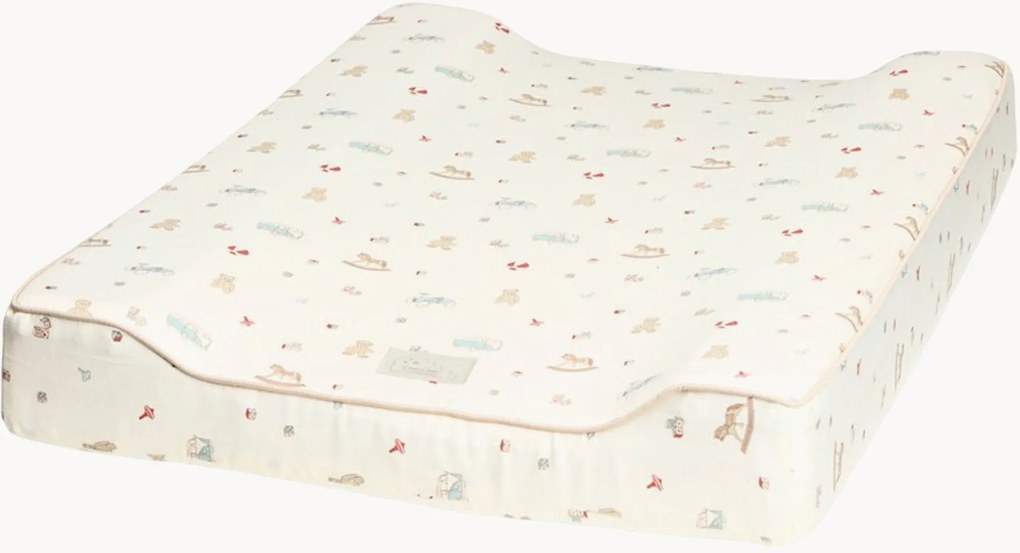 Aankleedkussen Vintage Toys van biokatoen