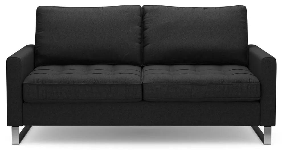 Rivièra Maison - West Houston Sofa 2,5 Seater, oxford weave, basic black - Kleur: zwart