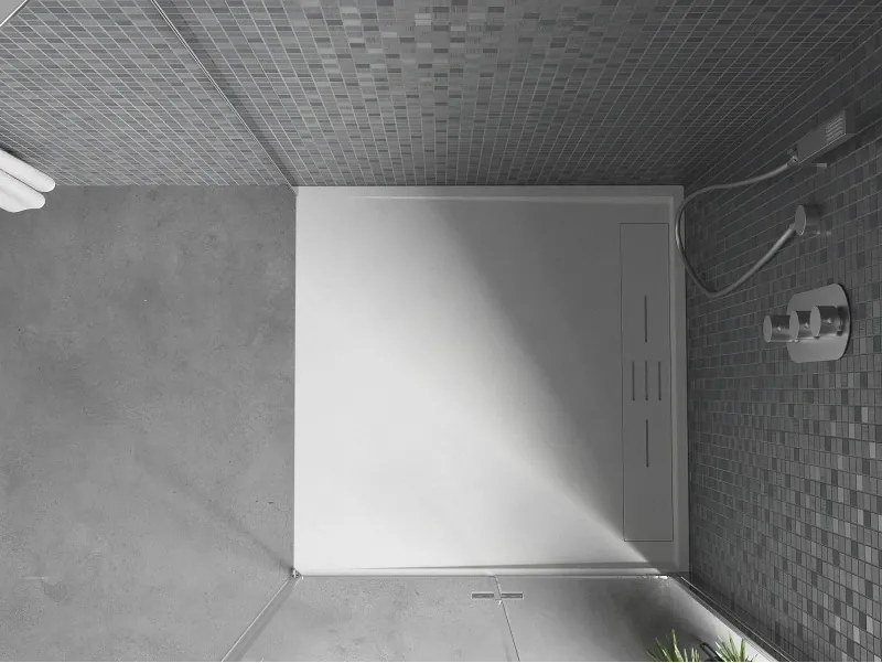 Mexen Amon vierkante douchebak SMC 100 x 100 cm, wit - 4F101010