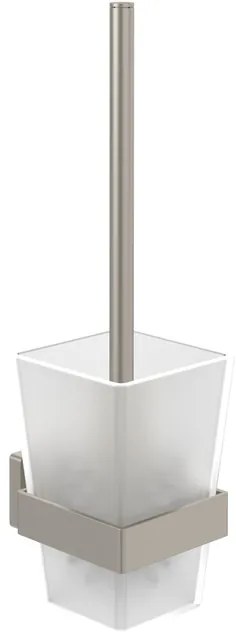 Villeroy & Boch Elements - Striking Toiletborstelgarnituur - 94 x 118 x 340 mm - Matt Brushed Nickel (RVS) TVA15201700064