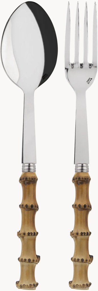 Saladebestek Panda van bamboehout