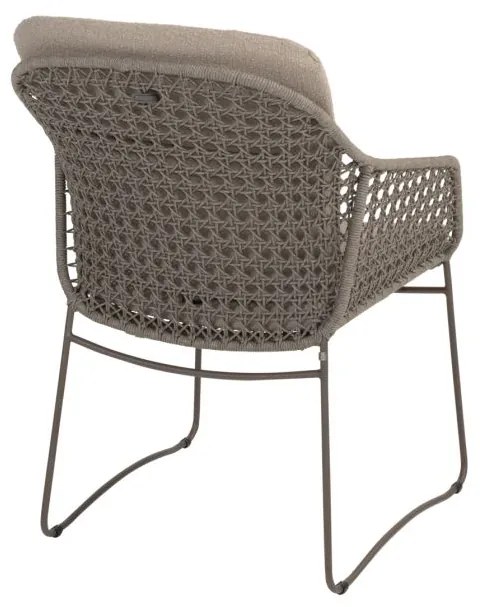 4 Seasons Outdoor Moretti tuinstoel terre met hoge rugleuning SALE  Tuinstoel    bruin weerbestendig