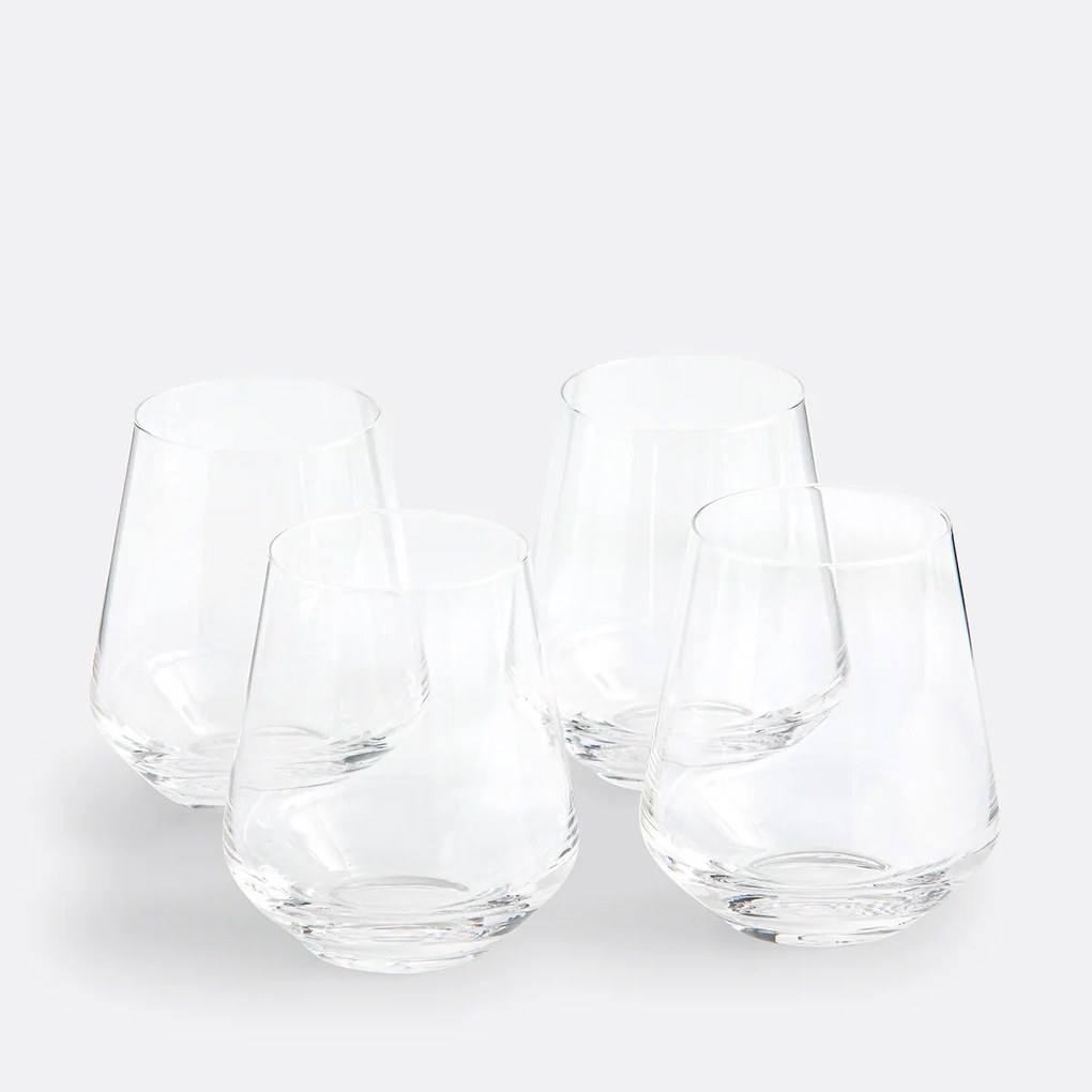 Set van 4 waterglazen, Zonza