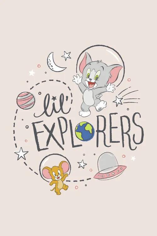 Kunstafdruk Tom and Jerry - Explorers, (26.7 x 40 cm)