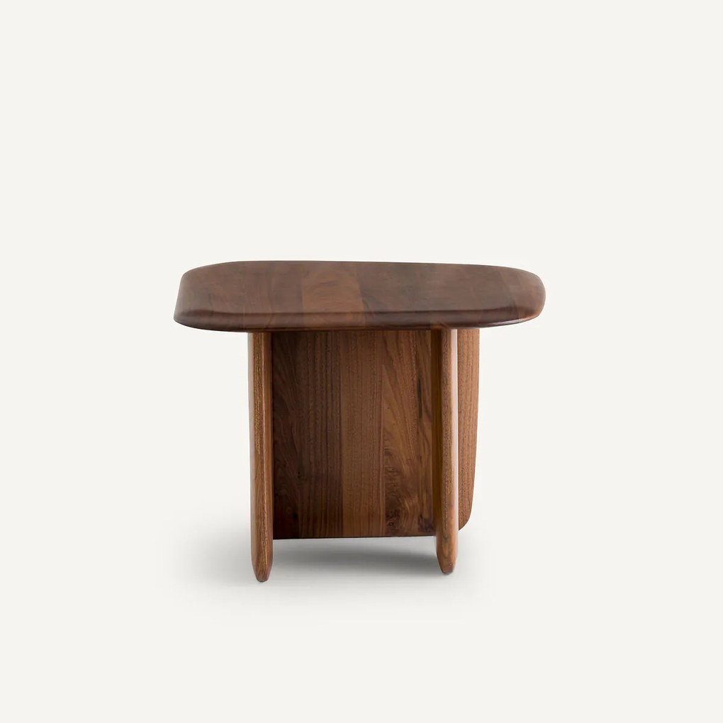 Salontafel in massief notenhout, klein model, Iloss