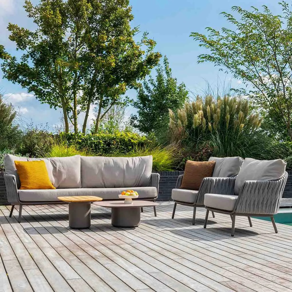 4 Seasons Cannes loungeset 3-delig - terre