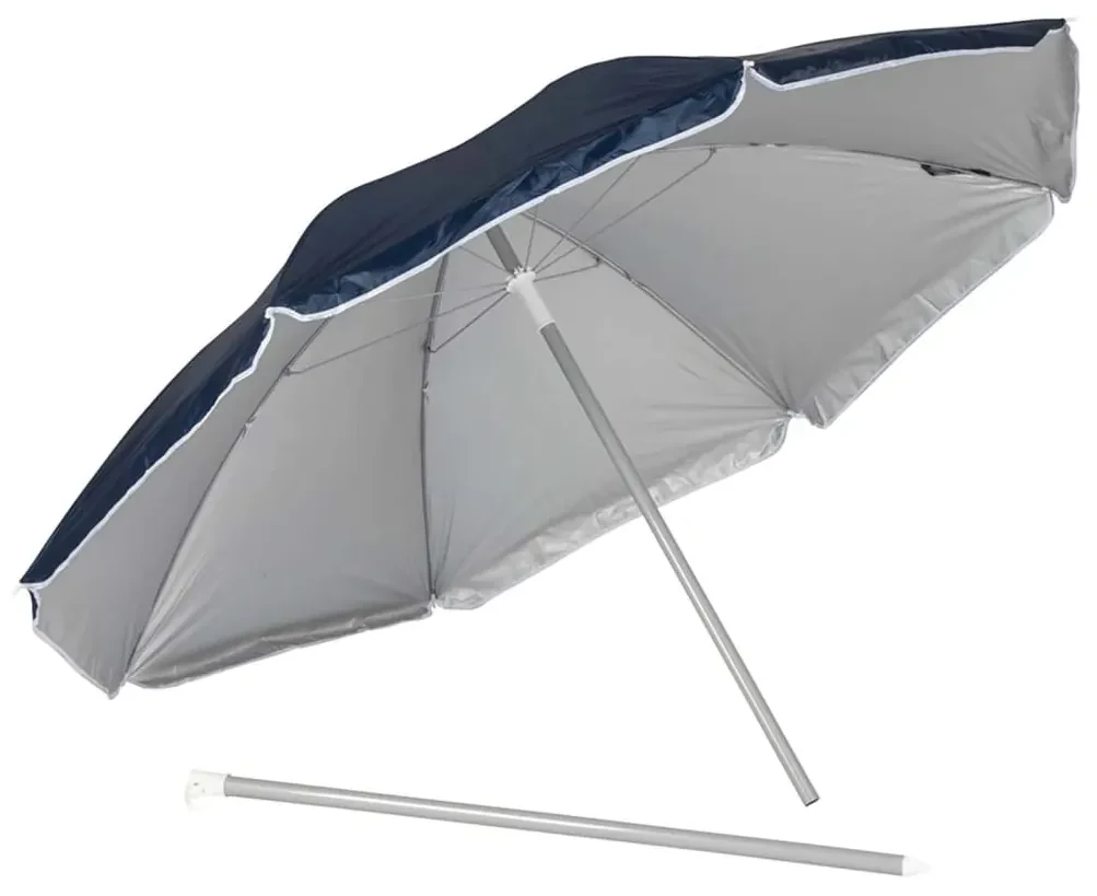 Bo-Camp Parasol Beach 160 cm blauw