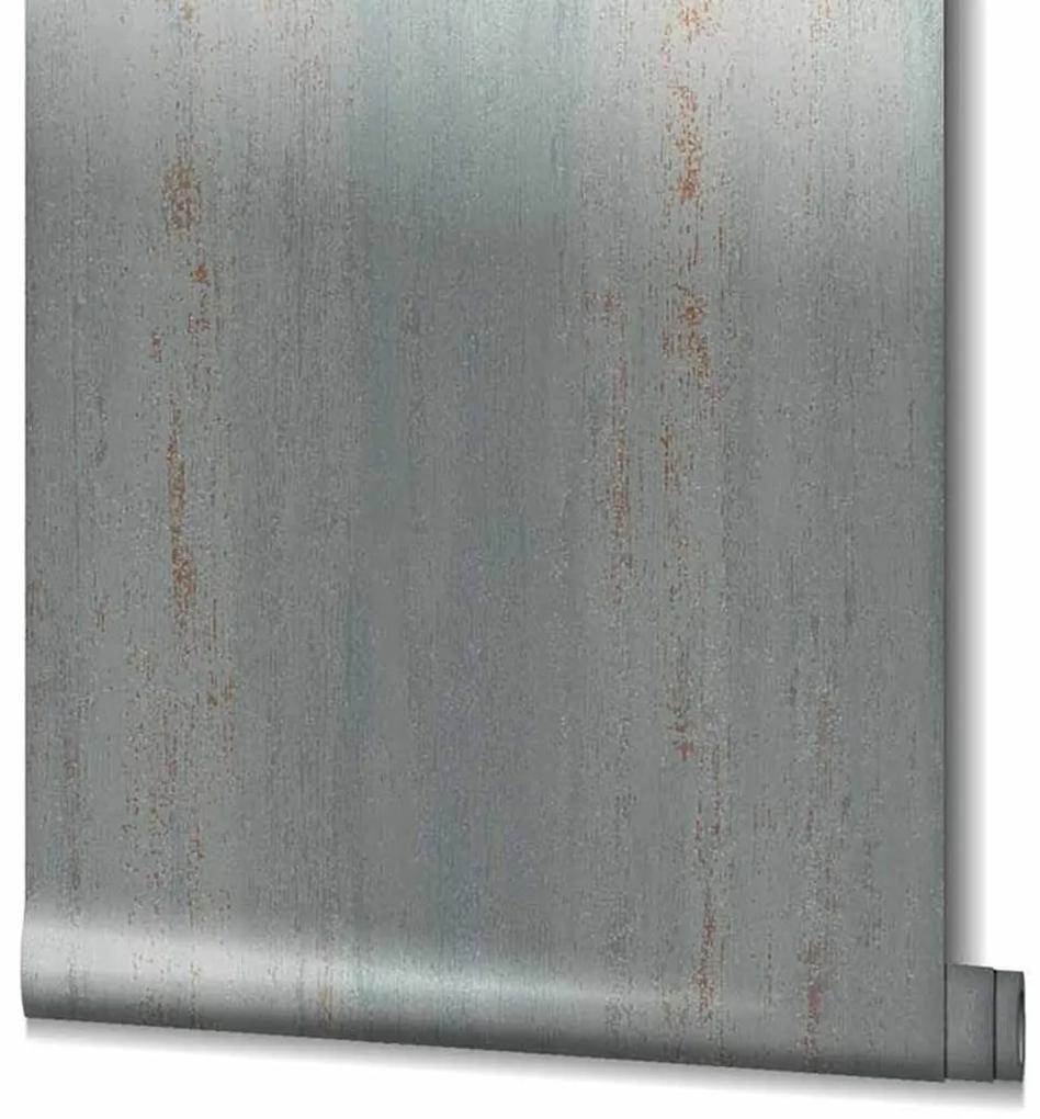 Noordwand Topchic Behang Stripes Effect metallic grijs