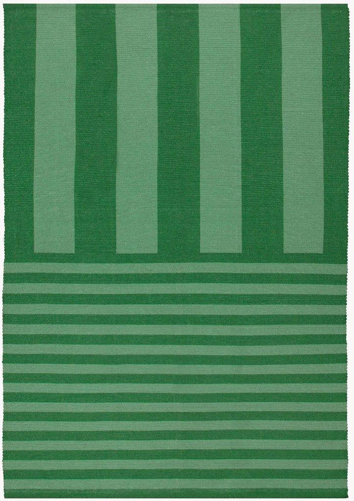 Outdoor platgeweven vloerkleed Deck Stripe