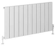 Eastbrook Rosano horizontale aluminium radiator 60x104cm Mat wit 1221 watt