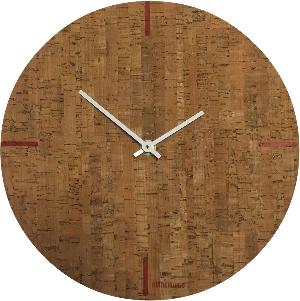 Bomerango Cork Clock - Kurk - Ø30 cm- Klok - Klokken - Wandklok