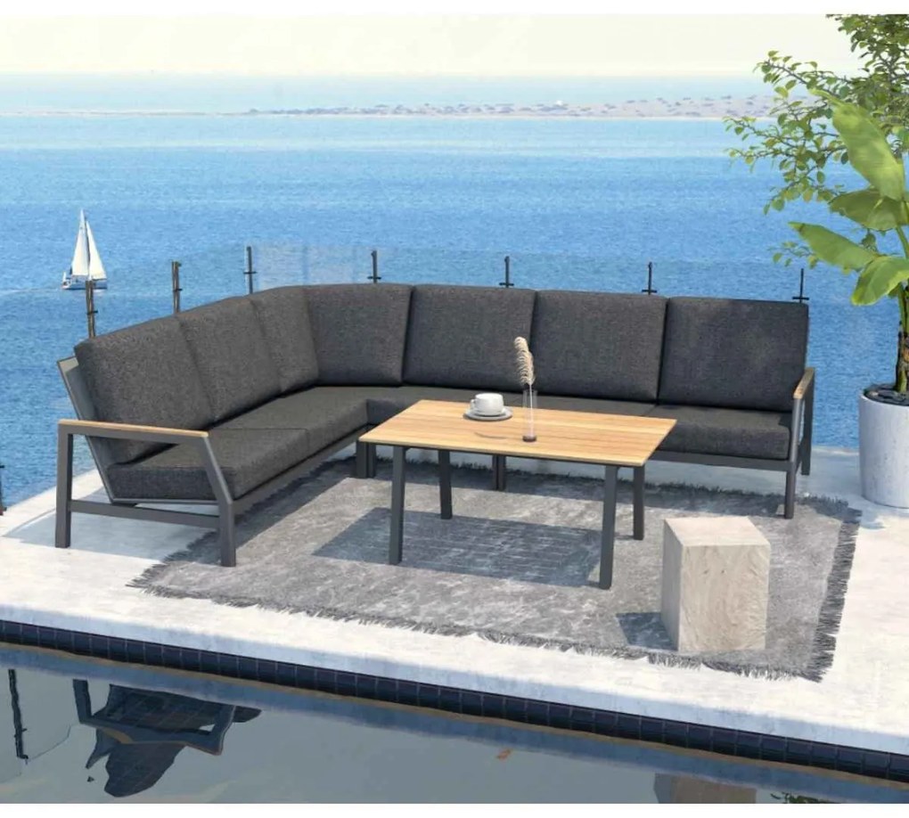 Taste by 4 Seasons Ravenna loungeset 5-delig - antraciet
