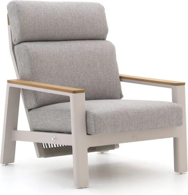 + 10% kassakorting | Lounge tuinstoel | Bellagio Ledrotta | Aluminium | Taupe | Verstelbaar | Kees Smit Tuinmeubelen