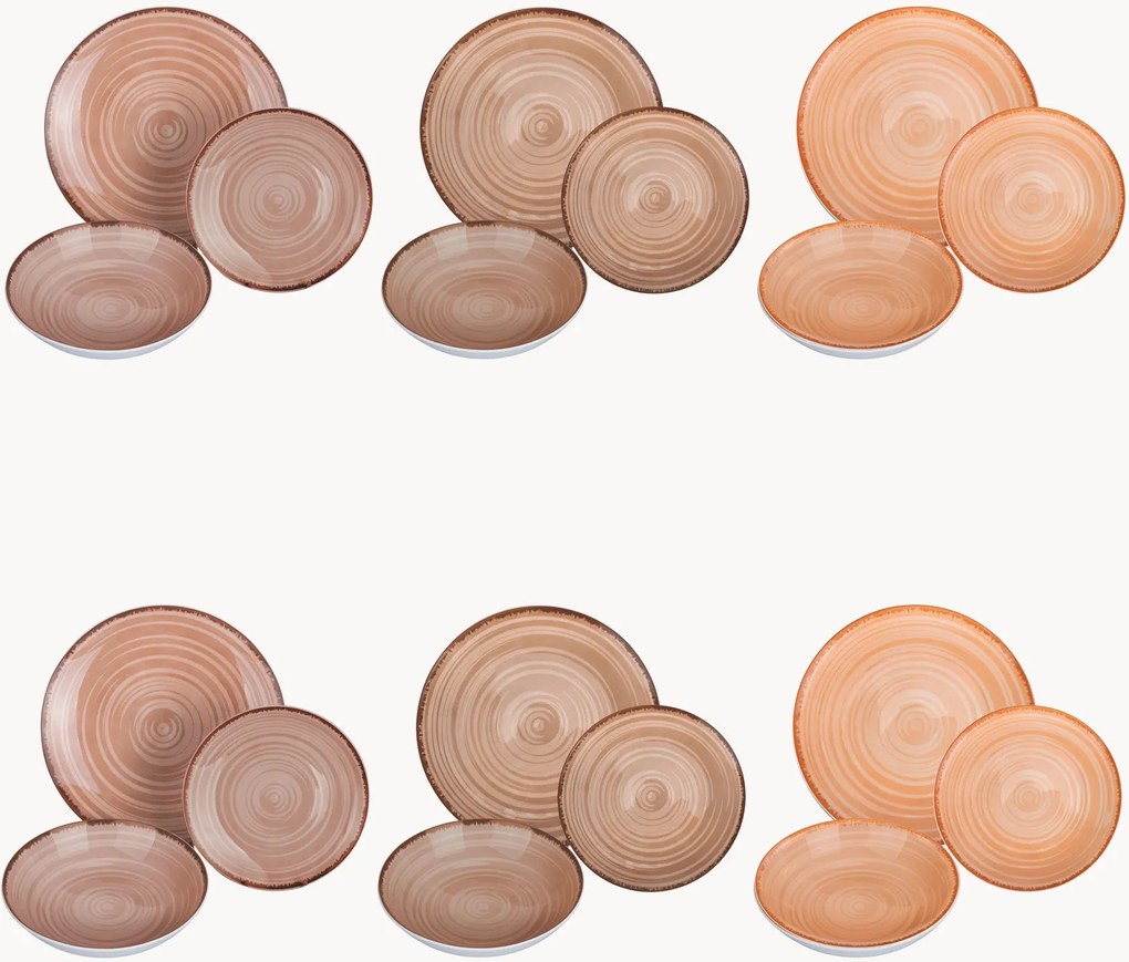 Serviesset Baita, 6 personen, 18-delig