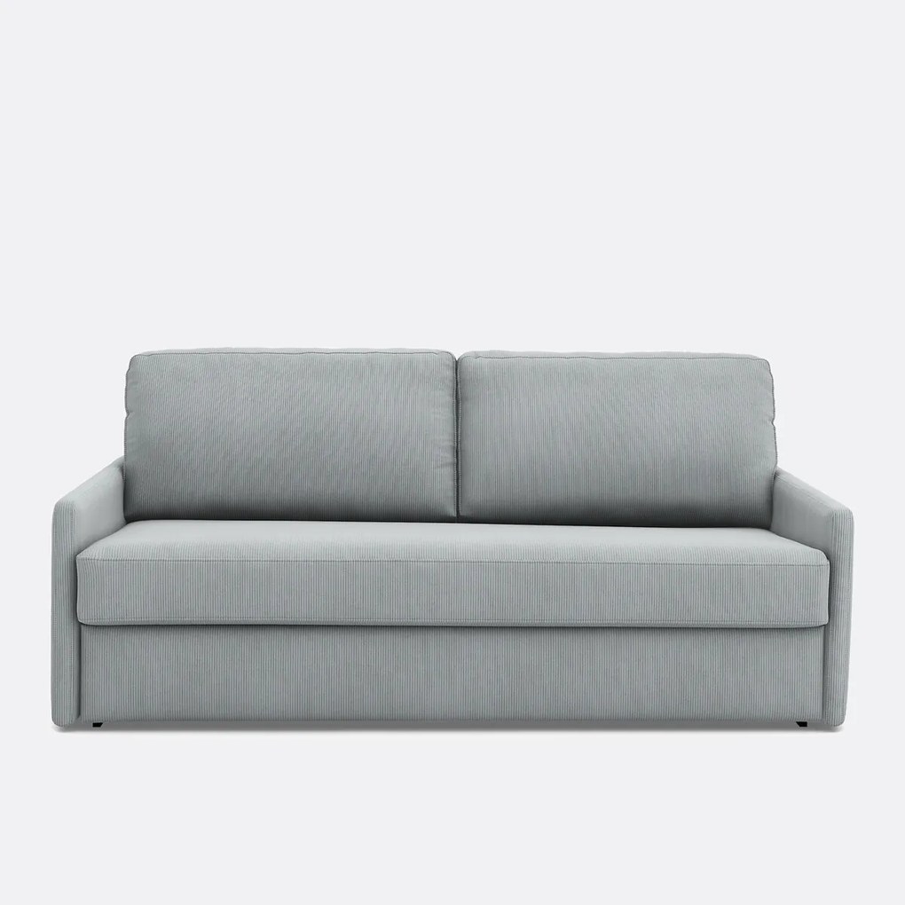 Slaapbank in ribfluweel, Comfort Bultex®, Marta