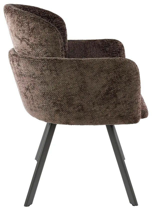 Draaibare Eetkamerstoel Bruin