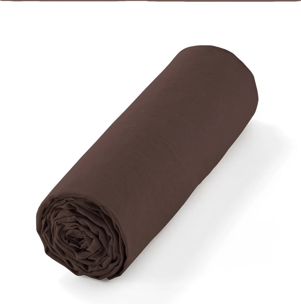 Hoeslaken in gewassen linnen, Elina voor dikke matras