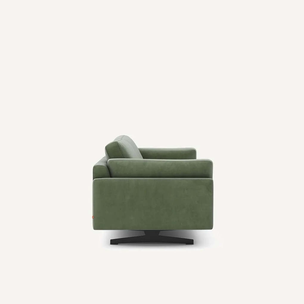 Bank in fluweel, 2-zit, César