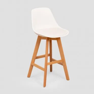 Taburete Alto Nordic Edition Wit & ↑65 Cm - Sklum