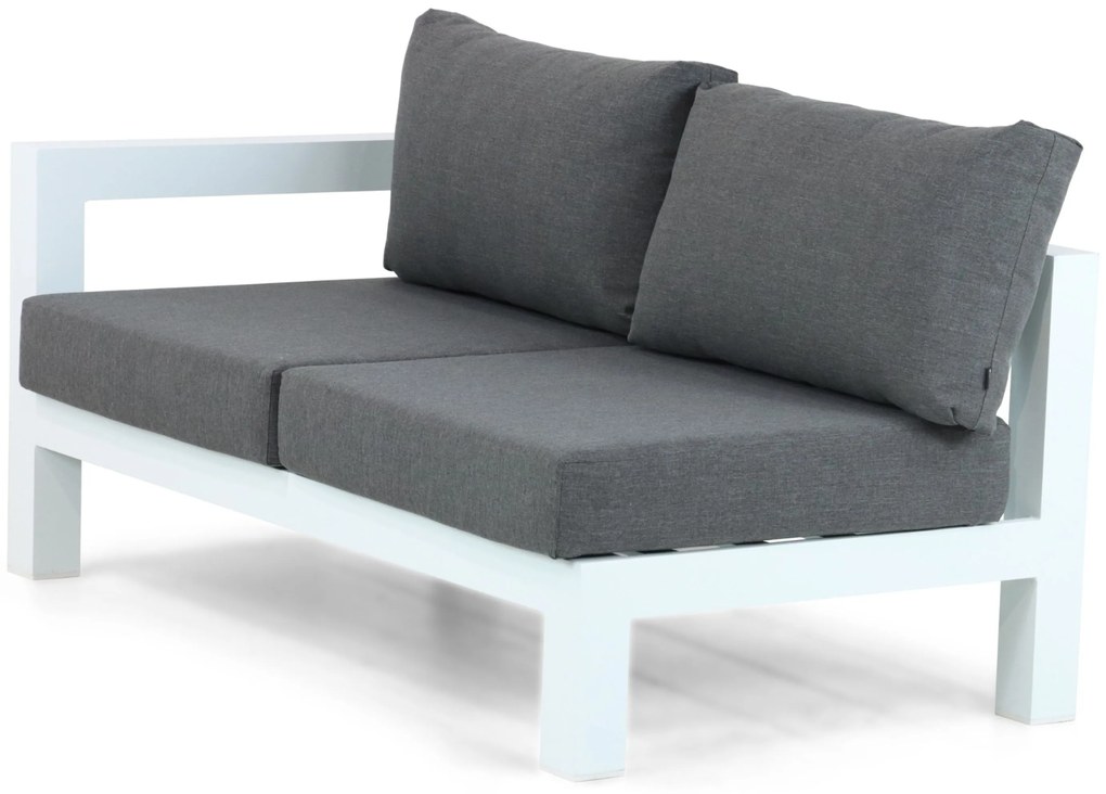 Hoek loungeset 5 personen Aluminium Wit Lifestyle Garden Furniture Luca