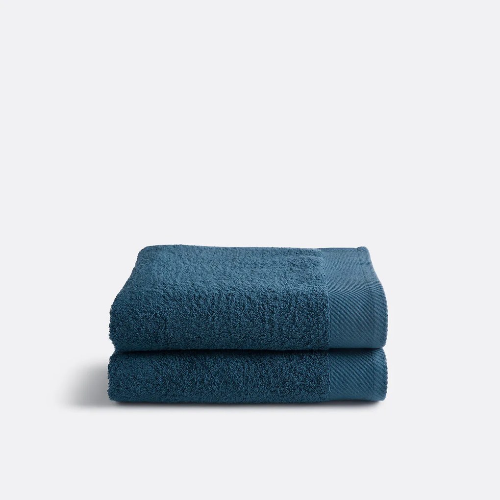 Set van 2 handdoeken in badstof 500 g/m2, Scenario