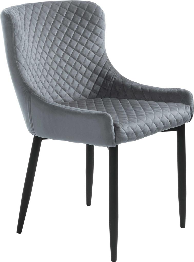 Livingstone Design Haldon stoel grey velvet