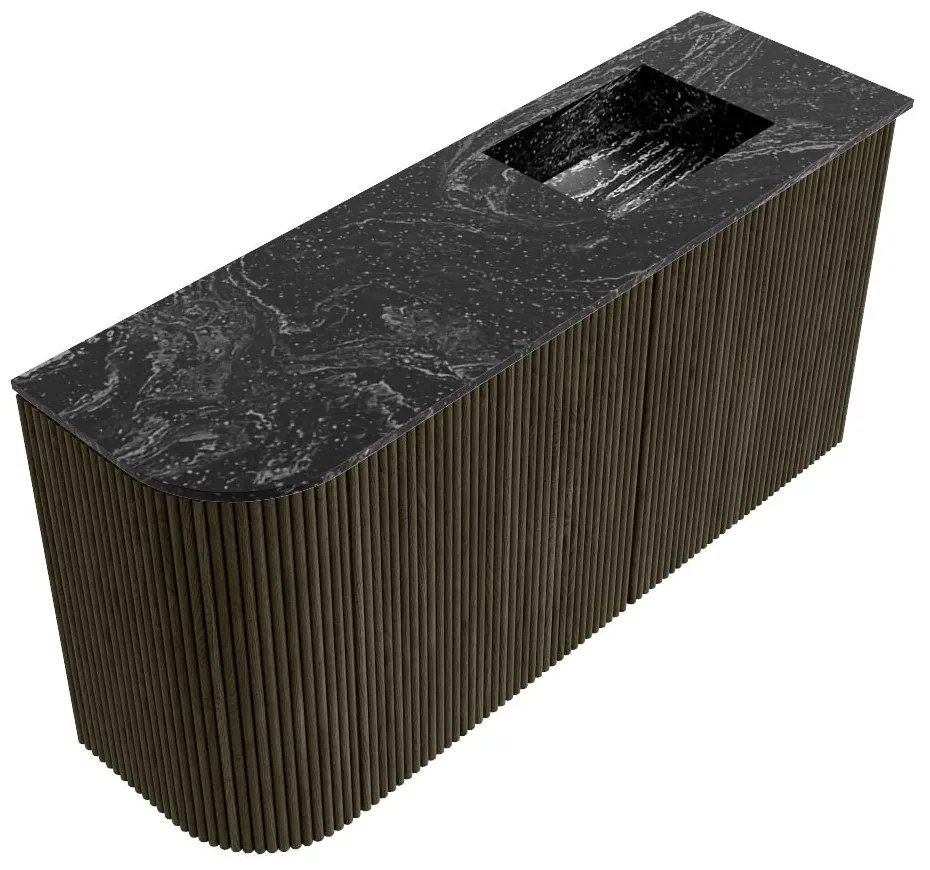 Mondiaz Joya DLux 80cm toiletmeubel ronding links shadow met wastafel faye rechts zonder kraangat lava