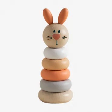 Stapelbare Houten Ringen Bungo Kids Meerkleurig Classic - Sklum