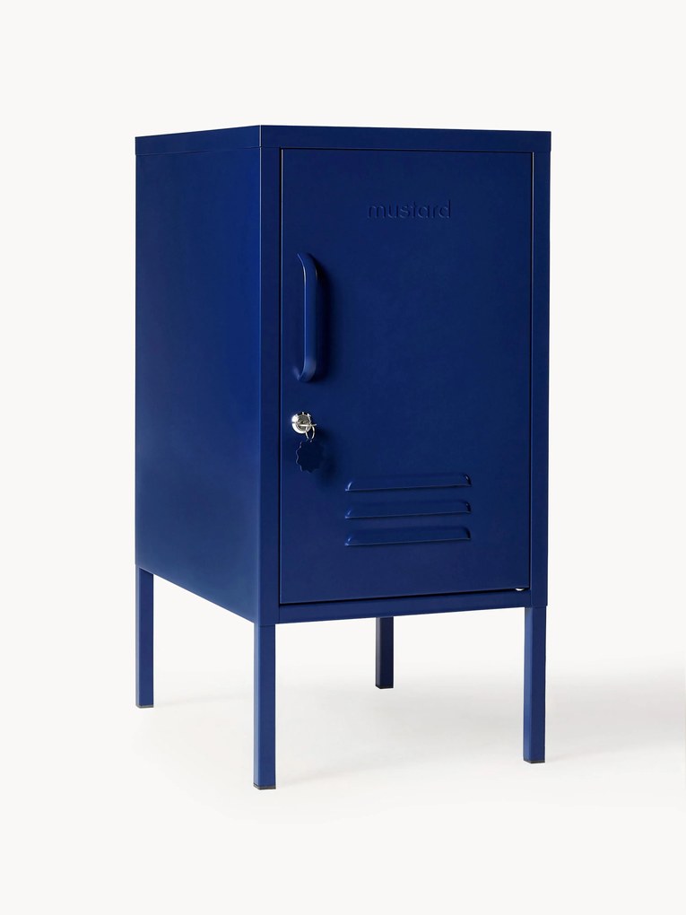 Metalen nachtkastje The Shorty, met opening aan de linker- of rechterkant