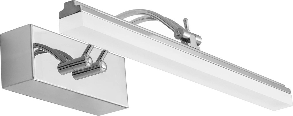 Wandlamp, azuurblauwe LED boven een spiegel 9W 40CM APP372-1W CHROME