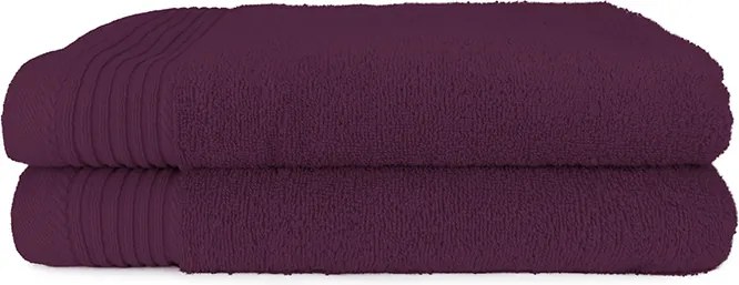 The One Towelling 2-PACK: Badlaken  Deluxe - 70 x 140 cm - Plum