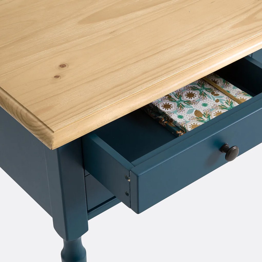 Bureau in massief dennenhout