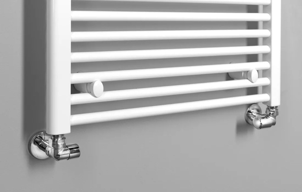 Aqualine Direct badkamer handdoek radiator 75x132cm wit 996 Watt