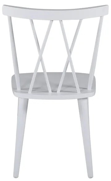 Jörn Eetkamerstoel - Fredrik - Wit - Rubberhout - Jörn