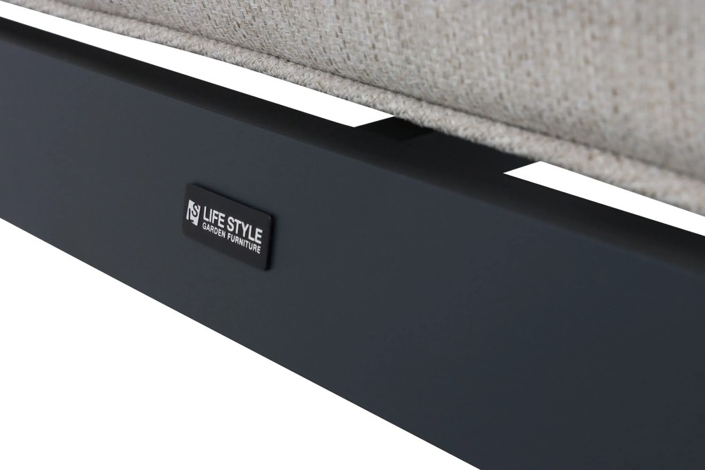 Tuinstoel Aluminium/Polywood (teakfinish) Grijs-antraciet Lifestyle Garden Furniture Bilbao