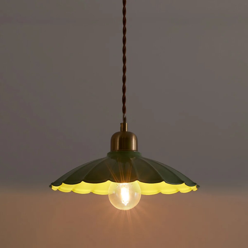 Hanglamp in feston en staalmetaal, Festonia