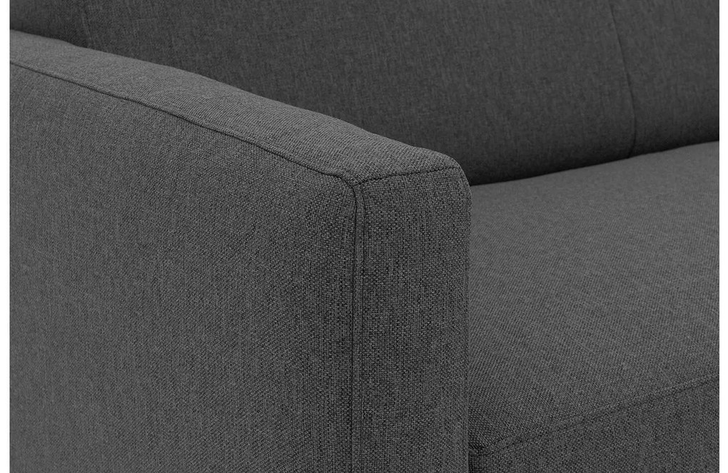 Goossens Key West grijs, stof, 2,5-zits, modern design