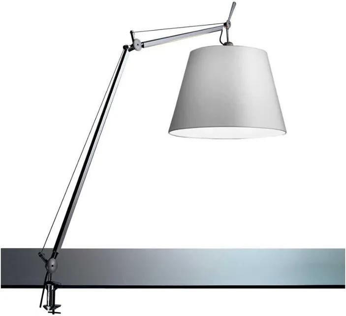 Artemide Tolomeo Mega Tavolo bureaulamp met aan-/uitschakelaar en tafelklem aluminium