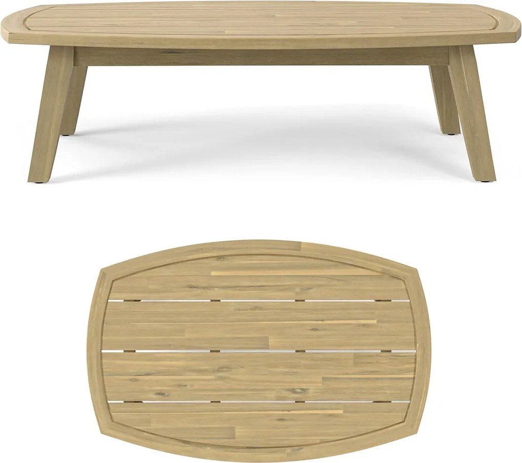 The Outsider Stoel-Bank Loungeset Parkside | 5-zits | Wicker & Acaciahout | The Outsider