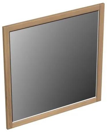Forzalaqua Gela 2.0 spiegel 80x80cm Vierkant zonder verlichting met frame Massief Eiken Oyster 8071030