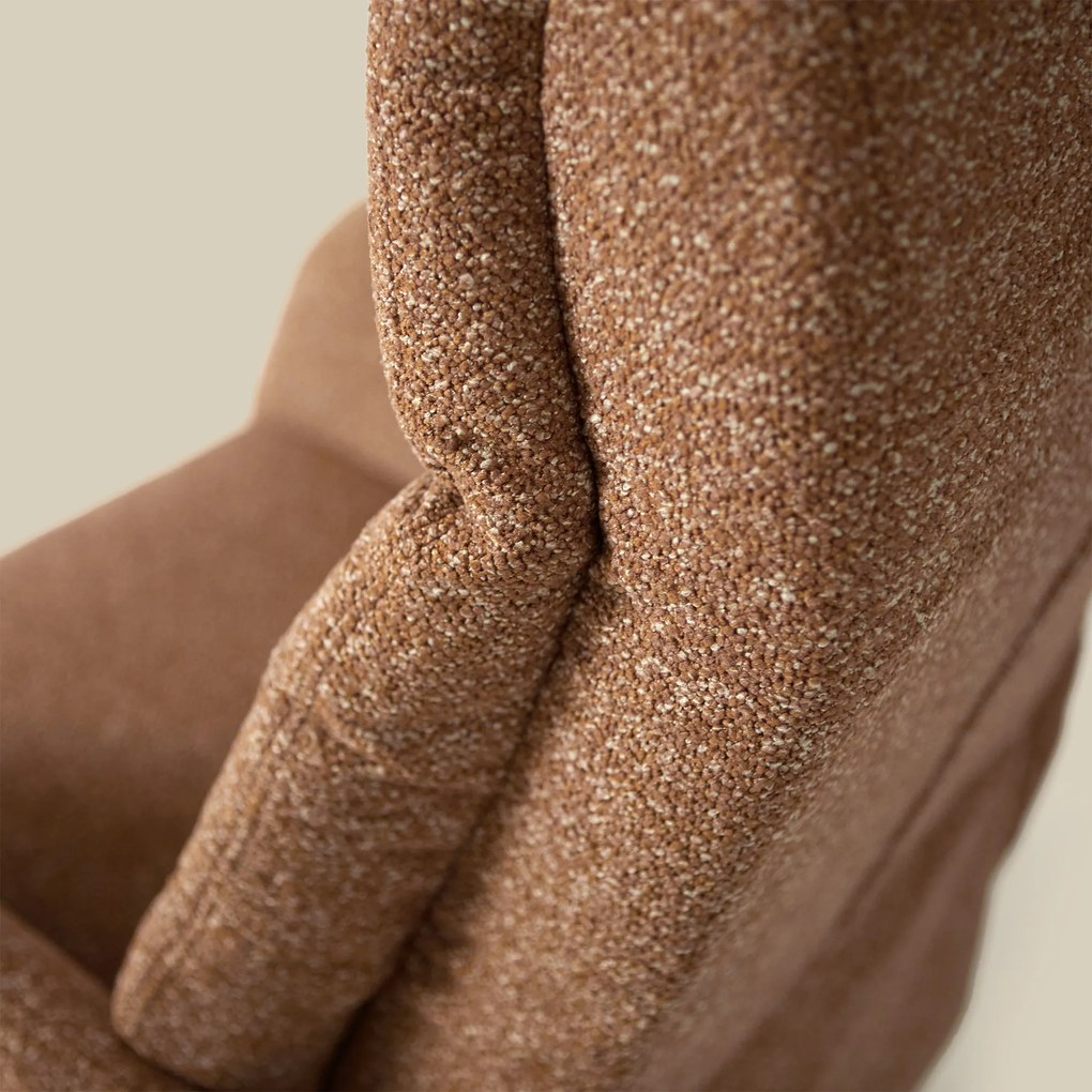 Elektrisch Verstelbare Stoel Stof Terracotta