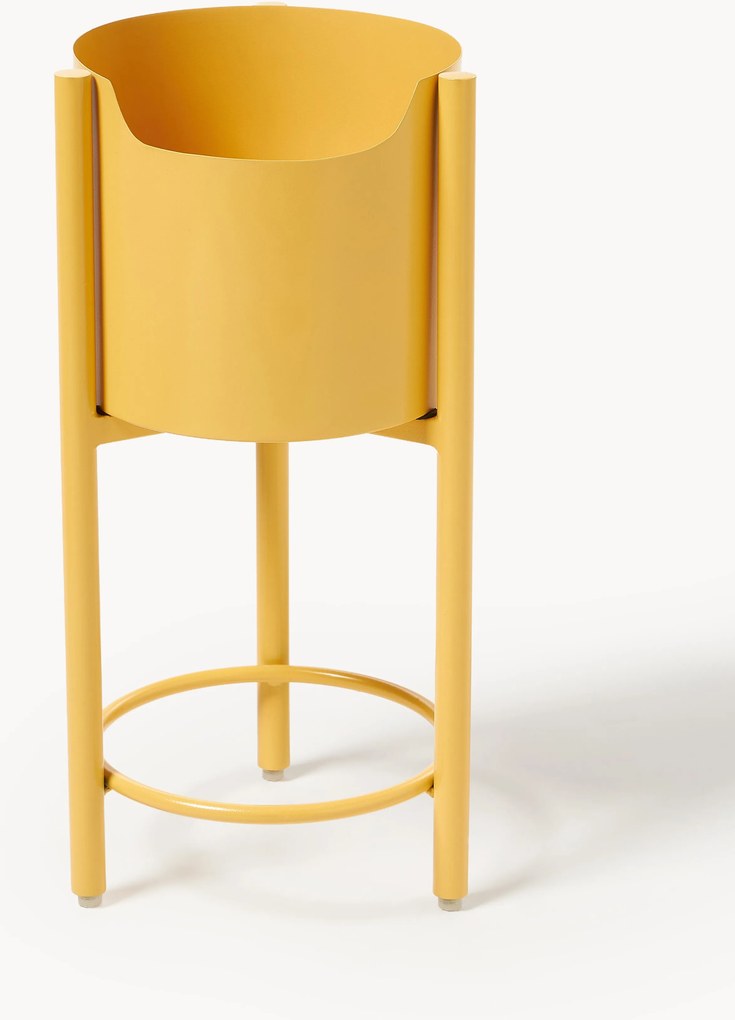 Metalen plantenbak Taru, H 45 cm