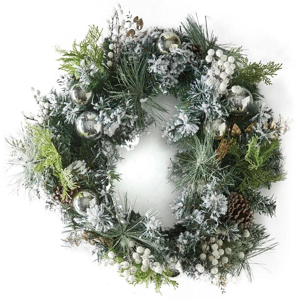 Rivièra Maison - An Amazing Christmas Wreath 65cm - Kleur: groen