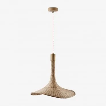 Chaifer Hanglamp Van Bamboe Natuurlijk & 45 X 40 Cm & B - Sklum